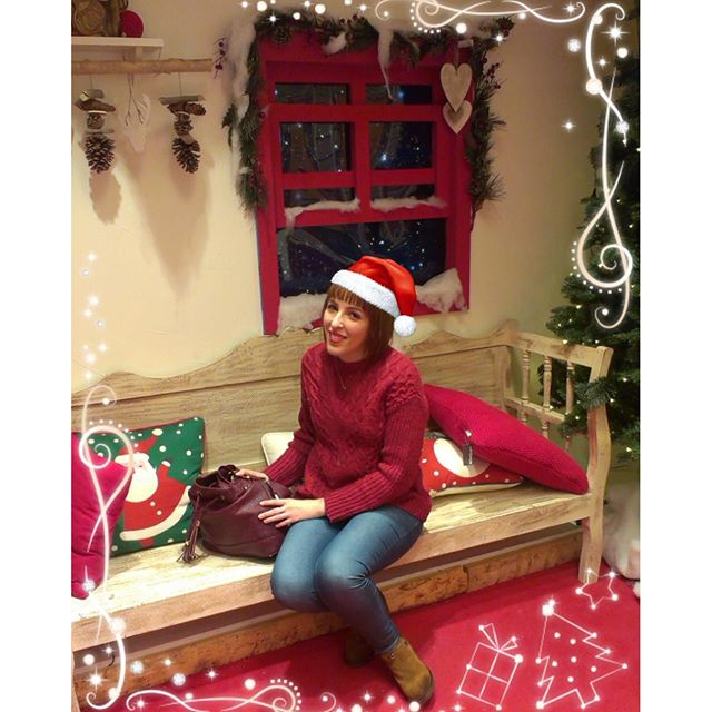 Visitando la casa de Papa Noel ^^ #Christmas #Xmas #santaclaus #papanoel
